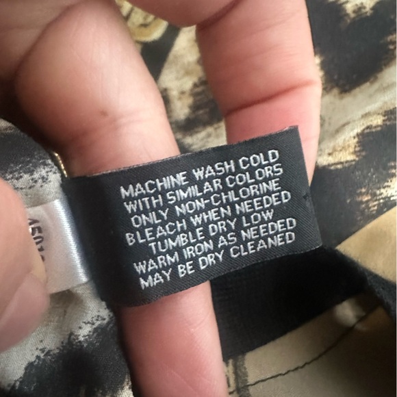 Black Label Brown and Black Print Women's Sweater size 2 - Picture 7 of 9